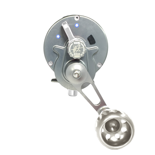 Seigler Reel OS Smoke w/ Silver Accents RH