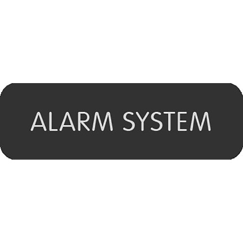 Blue Sea Large Format Label - "Alarm System"
