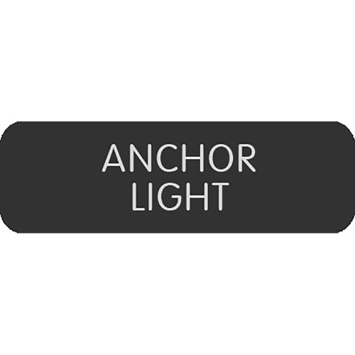 Blue Sea Large Format Label - "Anchor Light"