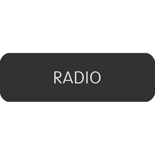 Blue Sea Large Format Label - "Radio"
