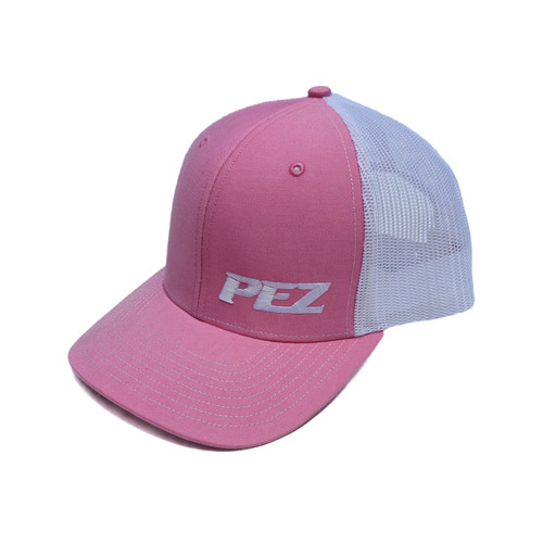 Pez Trucker Hat - Side2 Logo Pink