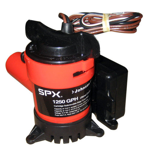 Johnson Pump 1250 GPH Ultima Combo Pump 1-1\/8" Hose 12V