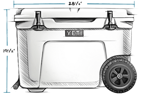 Ace of Gray - The Yeti Haul is now available in Reef Blue! The Haul 45 is  the perfect beach day cooler! It rolls, fits everything you need, and is  now available