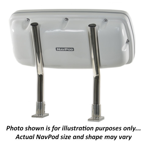 NavPod SystemPod Pre-Cut f\/Raymarine AXIOM 9  1 Instrument (3.6 hole) f\/9.5 Wide Guard (Pre-Cut f\/Surface Mount Using Rear Mounting Brackets)