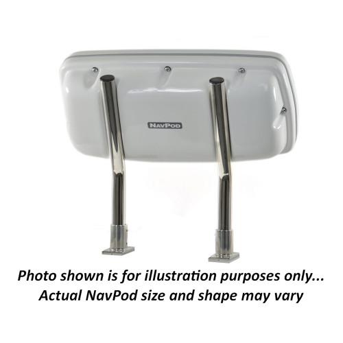 NavPod SystemPod Pre-Cut f\/Garmin GPSMAP 942xs, 942, 922xs  922  2 Instruments (3.6 Holes) f\/9.5 Wide Guard