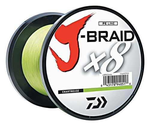 Daiwa J-Braid X8 3000M Chartreuse
