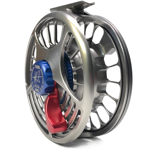 Seigler Fly Reel - Medium Fly (MF)- Red/White/Blue