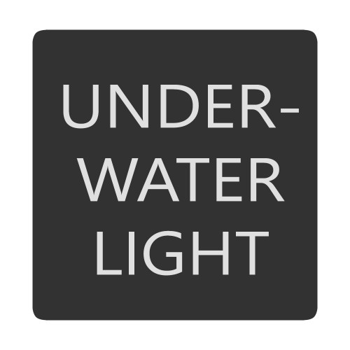 Blue Sea 6520-0535 Square Format Underwater Light Label