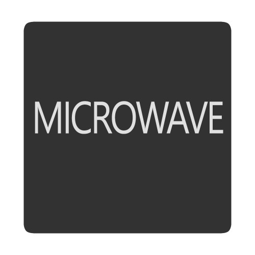 Blue Sea 6520-0318 Square Format Microwave Label