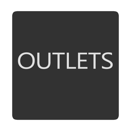 Blue Sea 6520-0333 Square Format Outlets Label