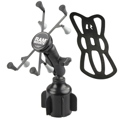 RAM Mount RAM X-Grip f\/7"-8" Tablets w\/RAM Stubby Cup Holder Base