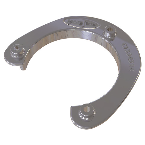 Mate Series Stainless Steel Rod  Cup Holder Backing Plate f\/Round Rod\/Cup Only f\/3-3\/4" Holes