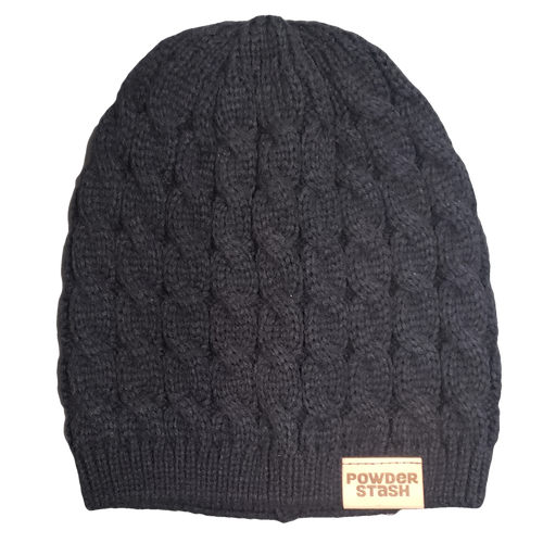 ladies black beanie