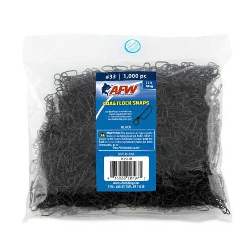 AFW Coastlock Snaps 1000 Pack