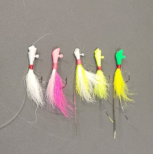 Bloody Pt Perch Prowler Shad Dart - 5 Pack Assorted