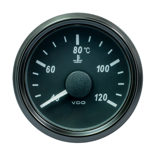VDO SingleViu 52mm (2-1\/16") Water Temp. Gauge - 120 C - 291-22 Ohm