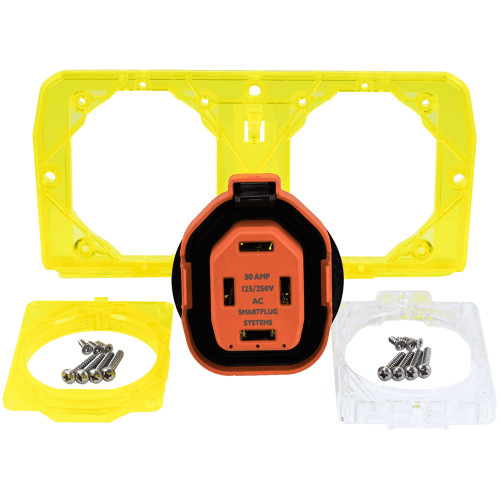 SmartPlug 50AMP Single Receptacle Kit f\/Eaton Lighthouse Pedestal Retro-Fit Conversion Kits