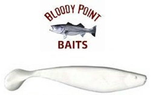 Bloody Point Shads 6 inch White 25 Pack