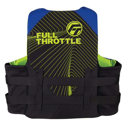 Full Throttle Adult Rapid-Dry Life Jacket - L\/XL - Blue\/Black
