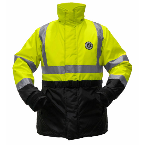 Mustang Classic Flotation Coat - Fluorescent Yellow\/Green - XL