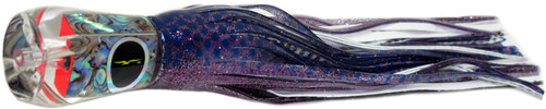 Black Bart Cairns Prowler Marlin Lure - Purple-Blue Dot/White Dot