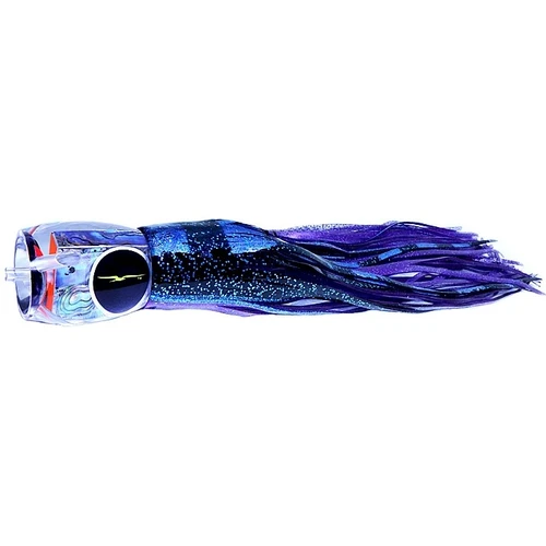 Black Bart Abaco Prowler Marlin Lure - Black-Purple Split/Purple Fleck