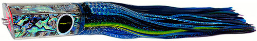 Black Bart Kona Classic Tube Marlin Lure- Black-Blue Dot/Purple Fleck