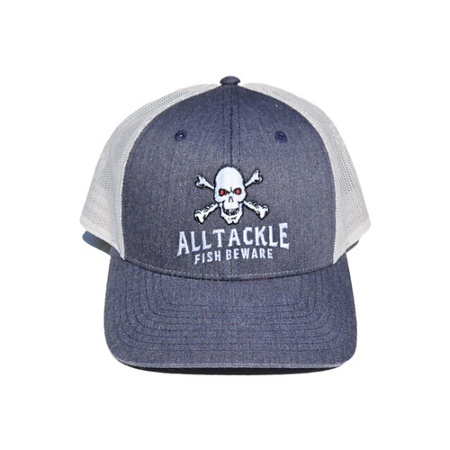 Alltackle Hat - Fish Beware - Gray