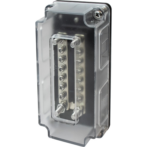 Sea-Dog Dual Buss Bar w\/Cover - 12 Terminals