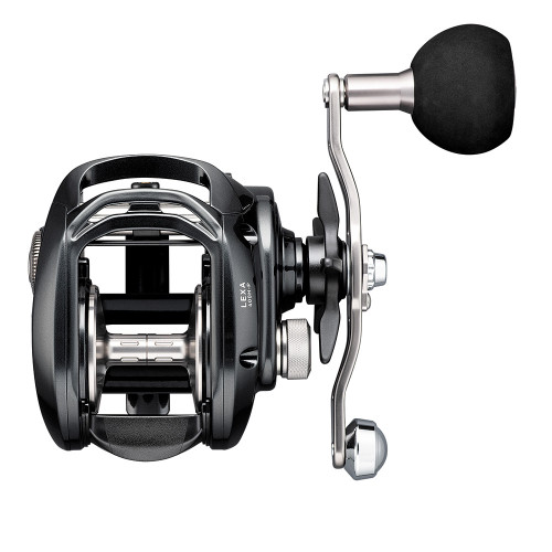 Daiwa Lexa 300 Baitcasting Reel - Left Hand - Hyper Speed - Power Handle