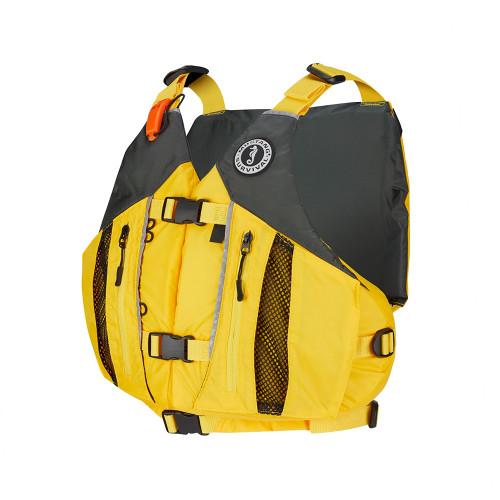 Mustang Solaris Foam Life Vest - XS\/S - Yellow\/Grey