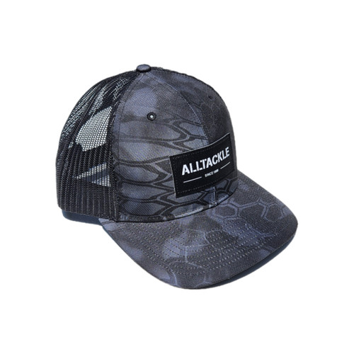 Alltackle Hat - Stencil - Dark Water Camo