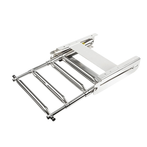 Whitecap 304 Stainless Steel 4-Step Sliding Under Platform Ladder