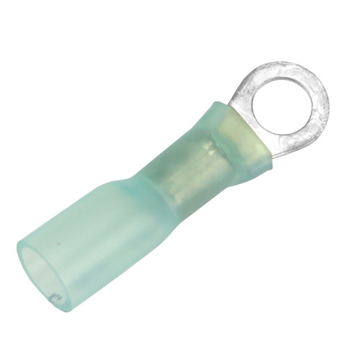 Pacer 16-14 AWG Heat Shrink Ring Terminal - #10 Stud Size - 500 Pack