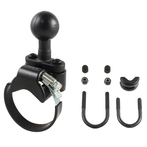 RAM Mount RAM ATV\/UTV Ball Base f\/Rails Up To 3.15" - Zinc