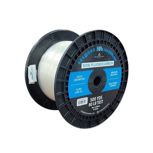 Seaworx HPx Fluorocarbon Leader 100lb 500yd