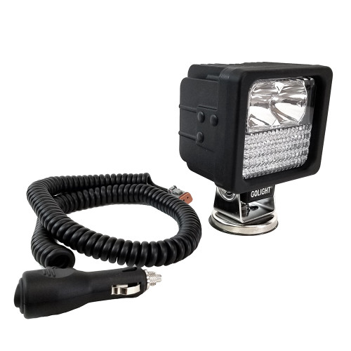 Golight GXL LED Hybrid Portable Work Light Series Magnetic Mount w\/No Remote - 12V - Black
