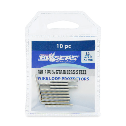 Hi Seas Stainless Springs Loop Protector 2.0mm 10 Pack
