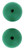 Calcutta Outrigger Stoppers Pair 1in Plastic Green