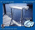 Deep Blue Marine Overhang Fillet Table 48 x 21