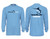 Marlin Hook Performance Shirt LS - Carolina Blue 