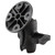 RAM Mount Composite 1" Ball Short Length Double Socket Arm w\/2.5" Round Base Including AMPs Hole Pattern