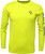 Tropical Maniac Performance Long Sleeve - Skull - Chartreuse - Large