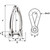 Wichard Captive Pin Twisted Shackle - Diameter 8mm - 5\/16"