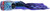 Black Bart Grander Candy Marlin Lure - Black Purple Split/Purple Fleck
