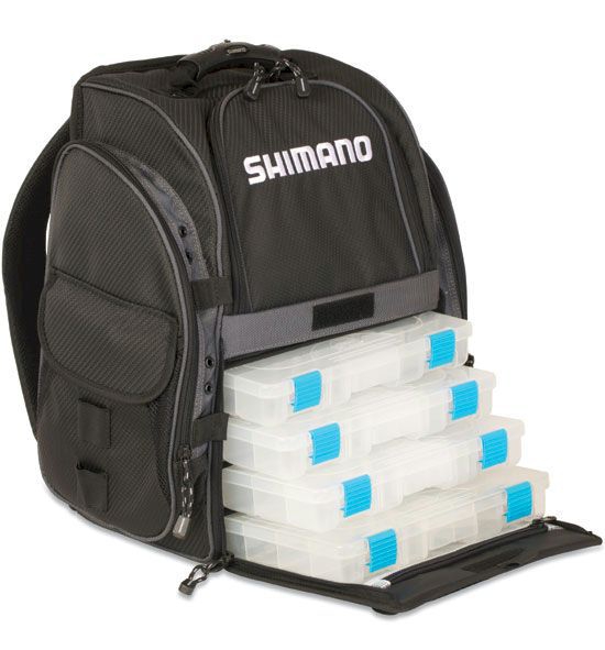 Tackle Storage Shimano Medium Backpack & Tackle Boxes LUGB-14