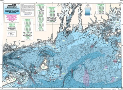 Rhode Island Fishing Charts Rhode Island Fishing Charts