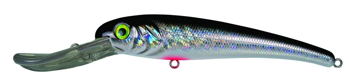 BIGFISH Cast/Trolling Lure T15-84H GREY GHOST HOLO Mann's Textured Stretch 15 