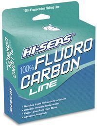 Hi Seas Fluorocarbon Leader Bulk 2 Pound Lb Spool Test: 50lb