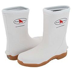 Rugged Shark Great White Rubber Deck Boots for Fishing Boats